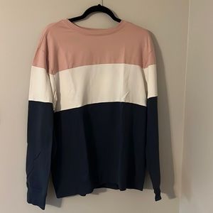 Pastel Striped crew neck